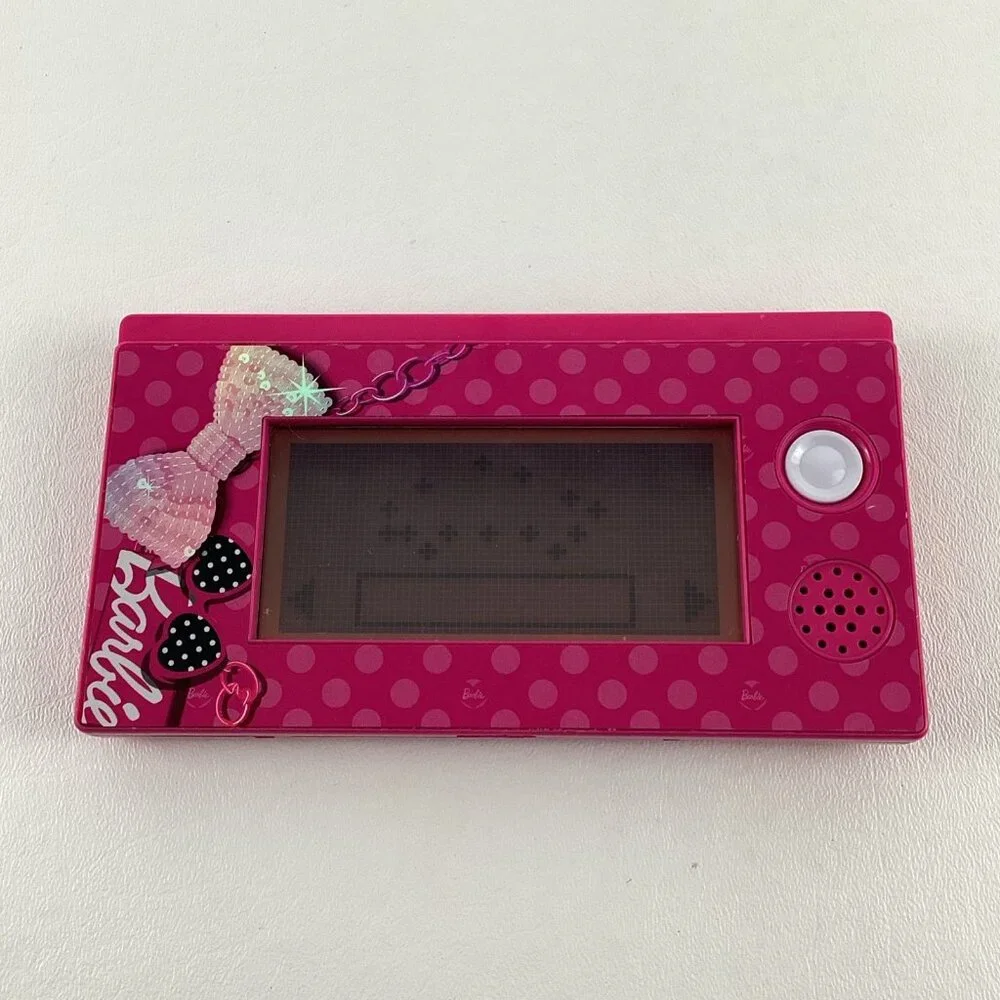 Barbie Handheld Game Educational Toy Matching Alphabet Pink Oregon Scientific